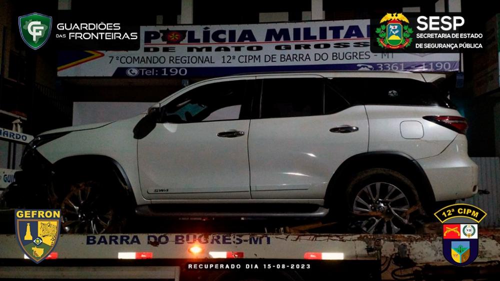 Operação Hórus: Veículo Roubado é Recuperado em Ação Conjunta na Fronteira