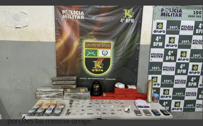 Três Suspeitos São Presos pelo GAP por Associação ao Tráfico de Drogas em Várzea Grande