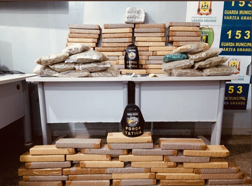 3 Indivíduos foram presos e junto 81 tabletes e 5 pedaços de maconha, incluindo o tipo Skank